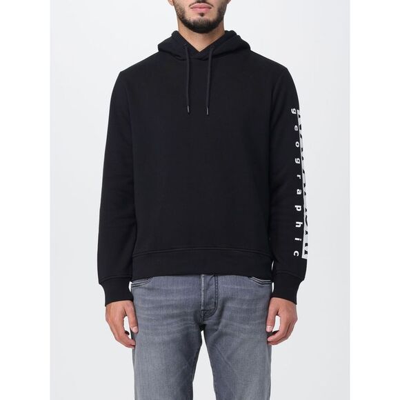 Napapijri Verde Cotton Men Sweatshirt with Hood main image 1